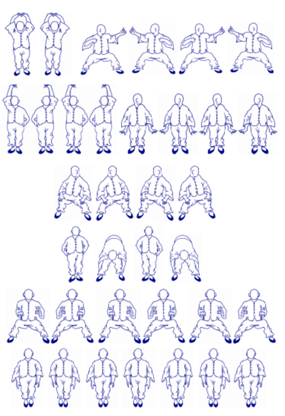 The “Eight-length Brocade” exercise