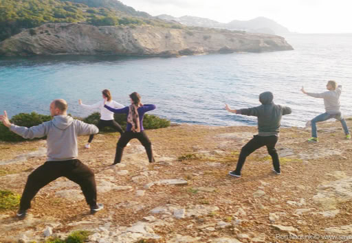 Baduanjin at Cap Martinet Ibiza